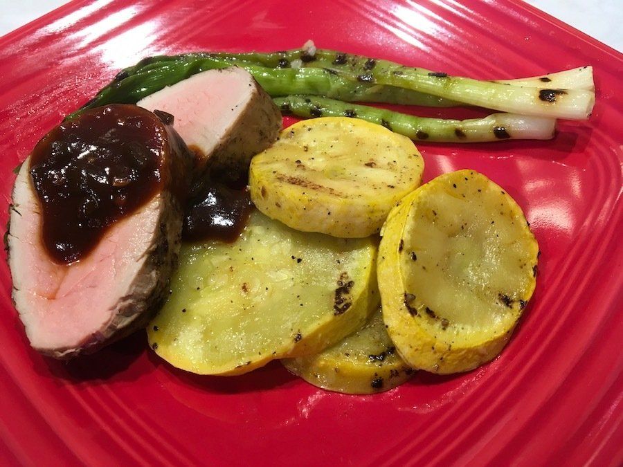 Pork Tenderloin with Kentucky Bourbon-Q Sauce